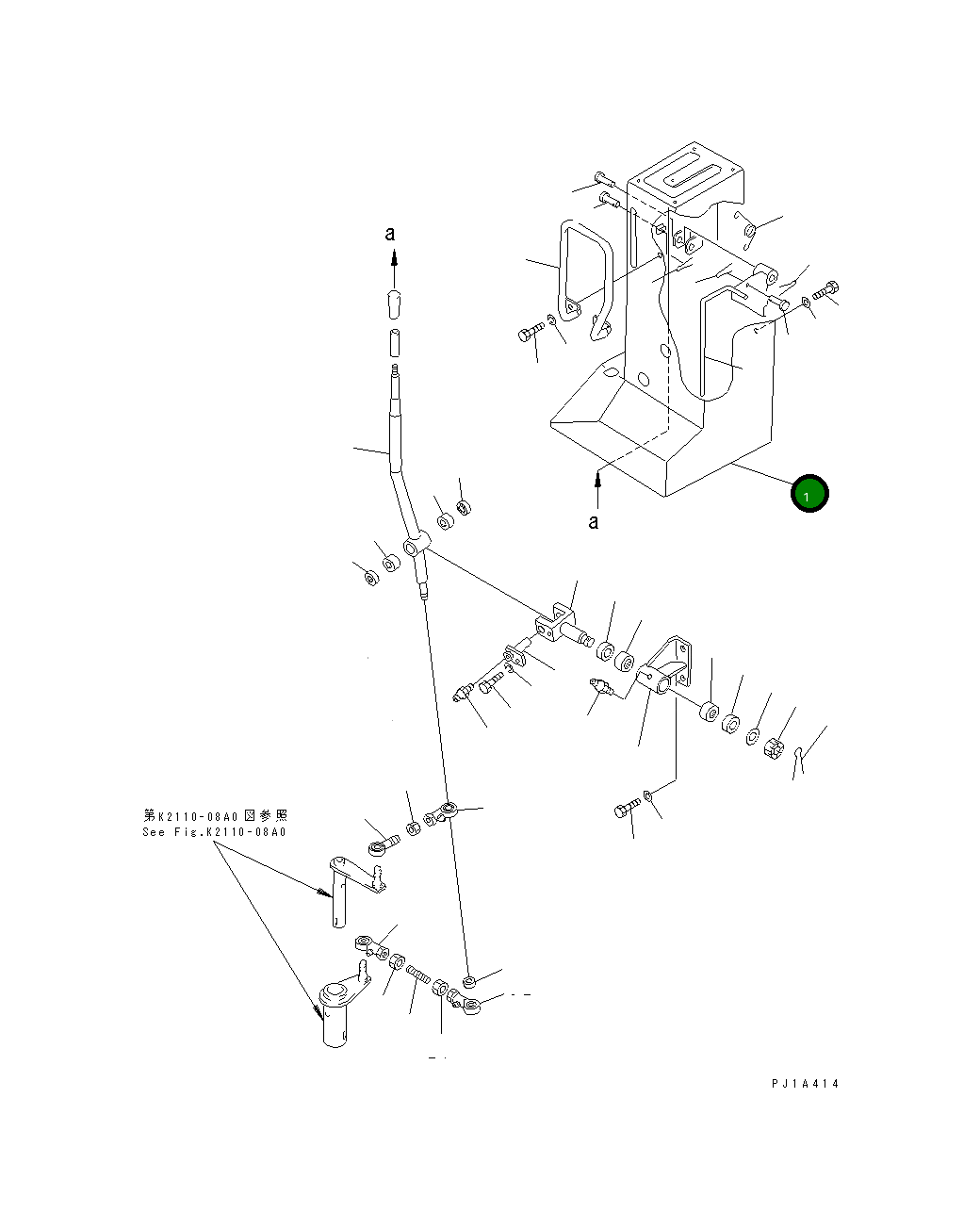 Корпус 176-43-42191 Komatsu