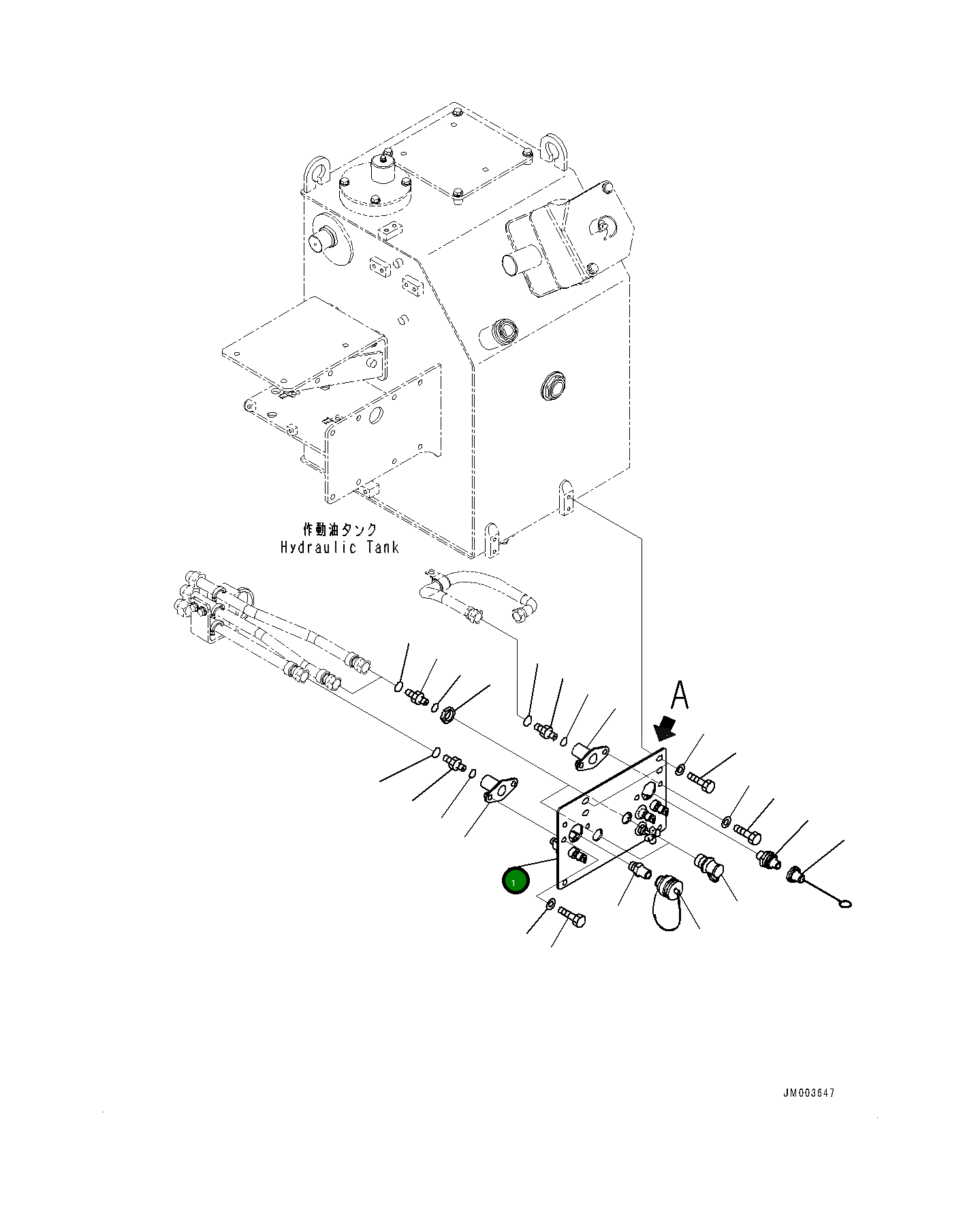 Кронштейн 561-98-85810 Komatsu
