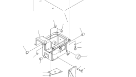 Кронштейн 134-43-38380 Komatsu