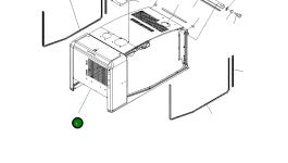 Капот 417-54-31413 Komatsu