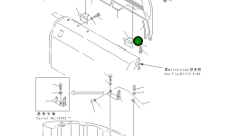 Лист 20U-54-21372 Komatsu