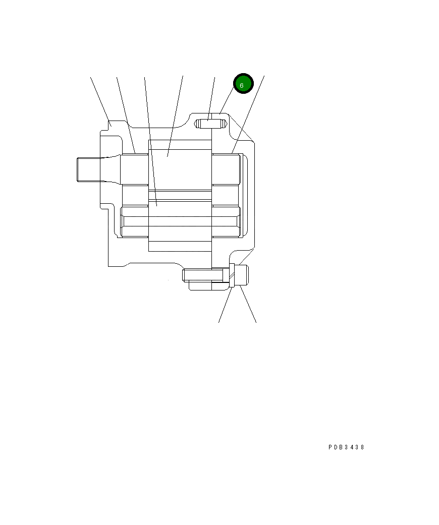 Корпус HA702-02-15040 Komatsu
