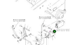 Кронштейн 569-61-85411 Komatsu