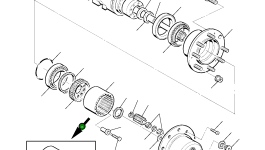 Опора HU1716173 Komatsu