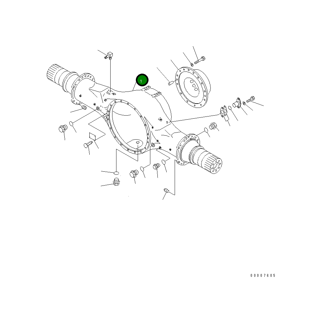 Корпус 41E-23-13310 Komatsu