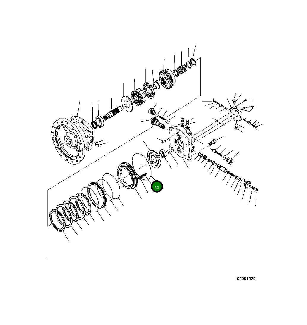 Основание (K1) 21K-26-B7320 Komatsu