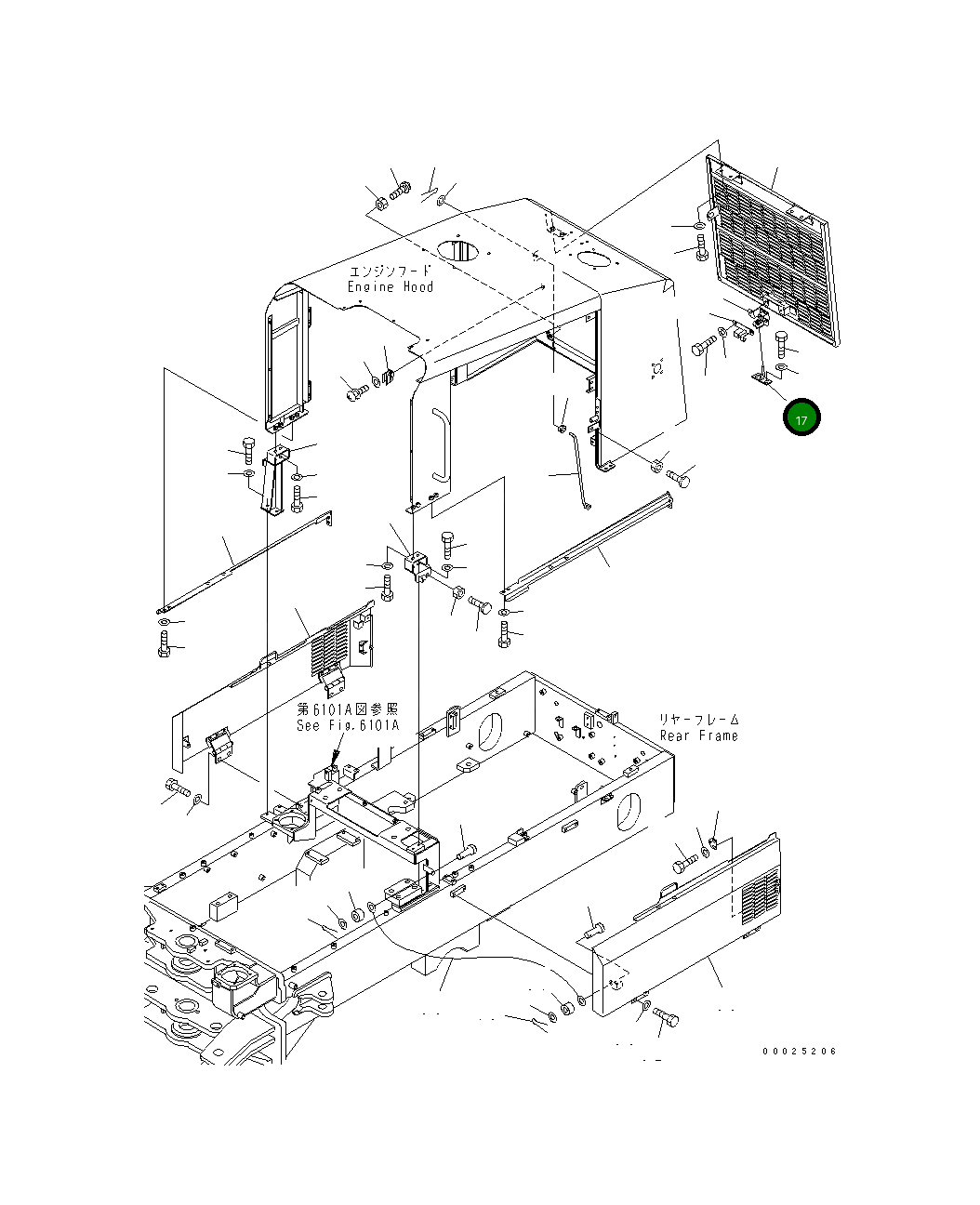 Кронштейн 23D-54-34291 Komatsu