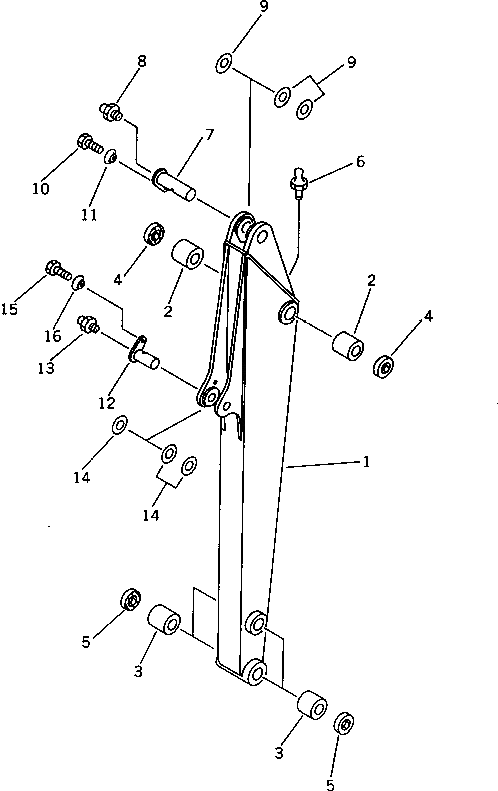 Палец 20S-70-31221 Komatsu