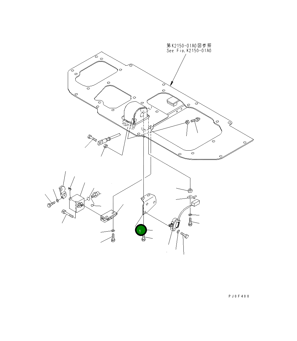 Кронштейн 11Y-43-11522 Komatsu