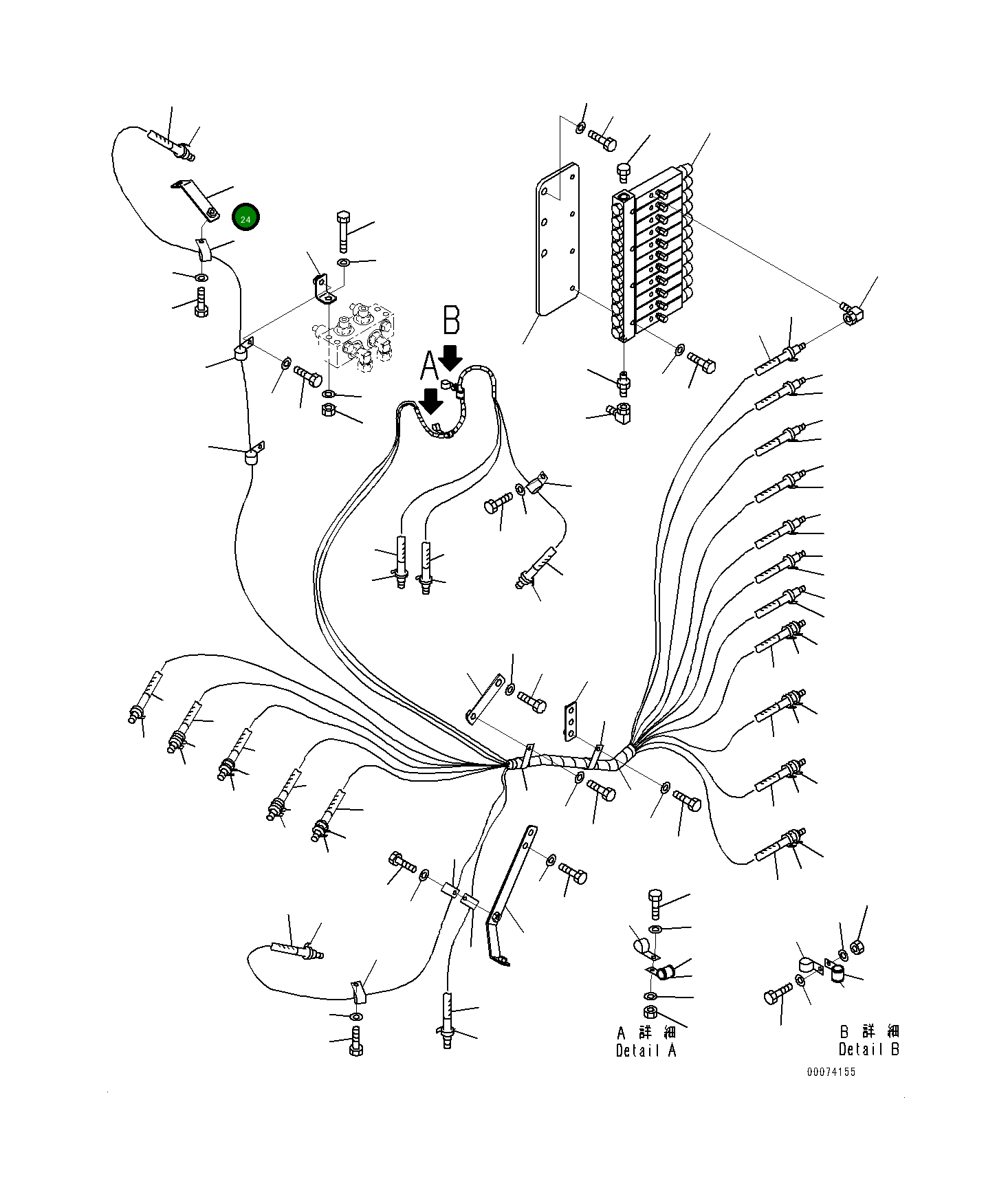Кронштейн 561-95-83270 Komatsu