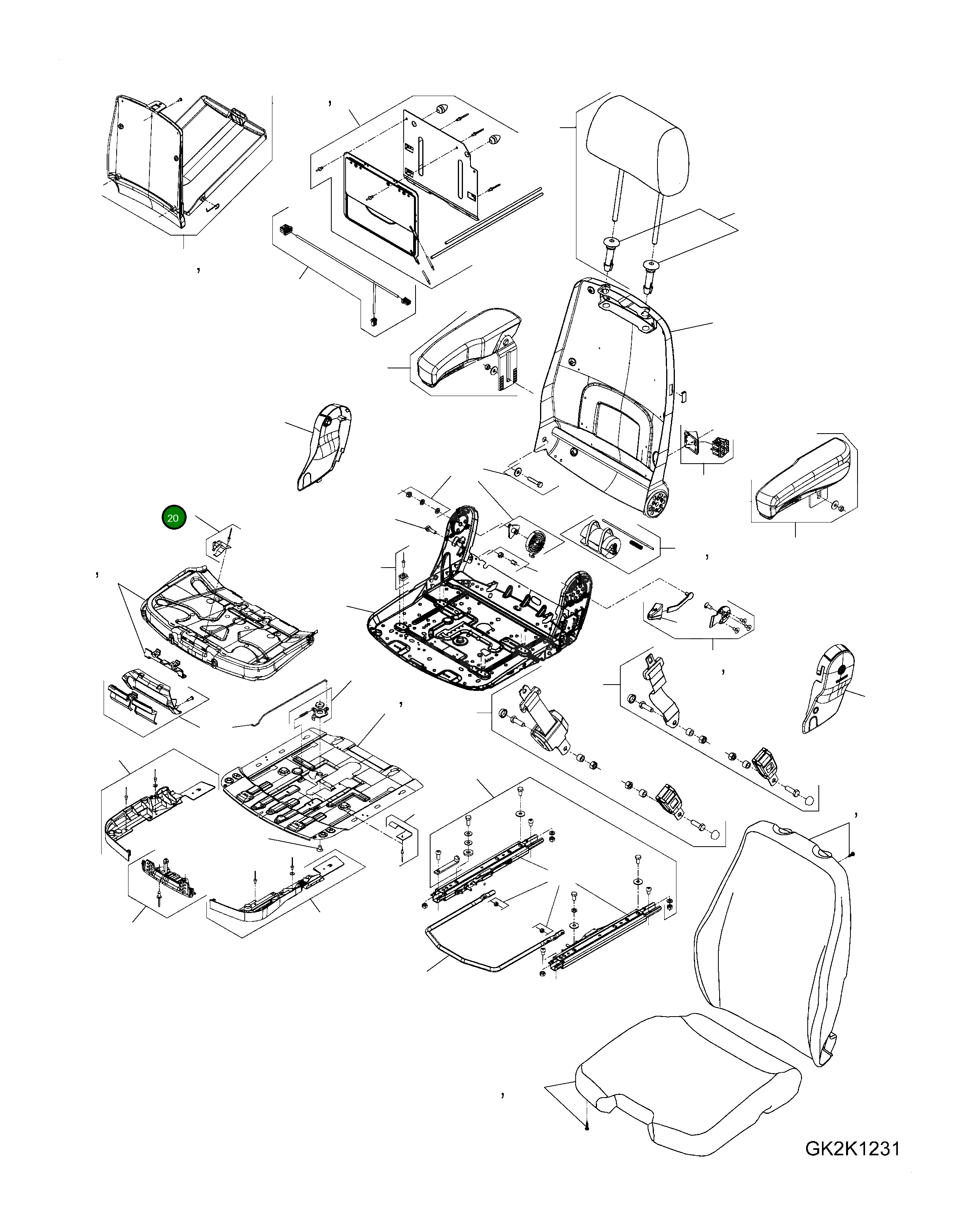 Кронштейн 423-57-H0S50 Komatsu