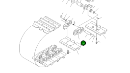 Палец 198-32-31952 Komatsu