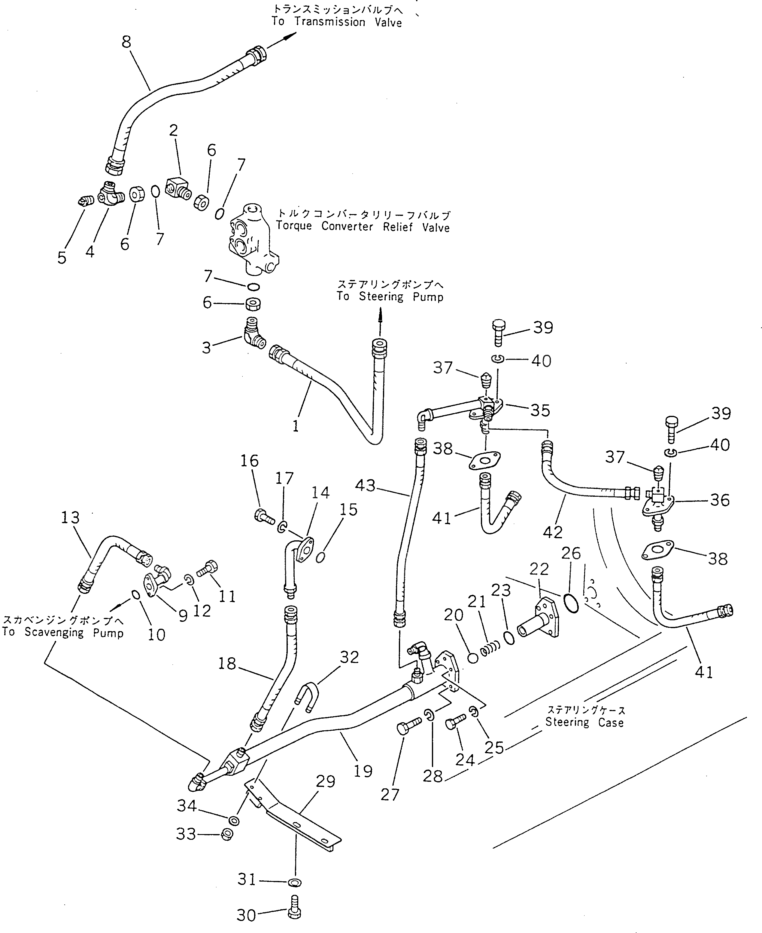 Шланг 195-49-13170 Komatsu