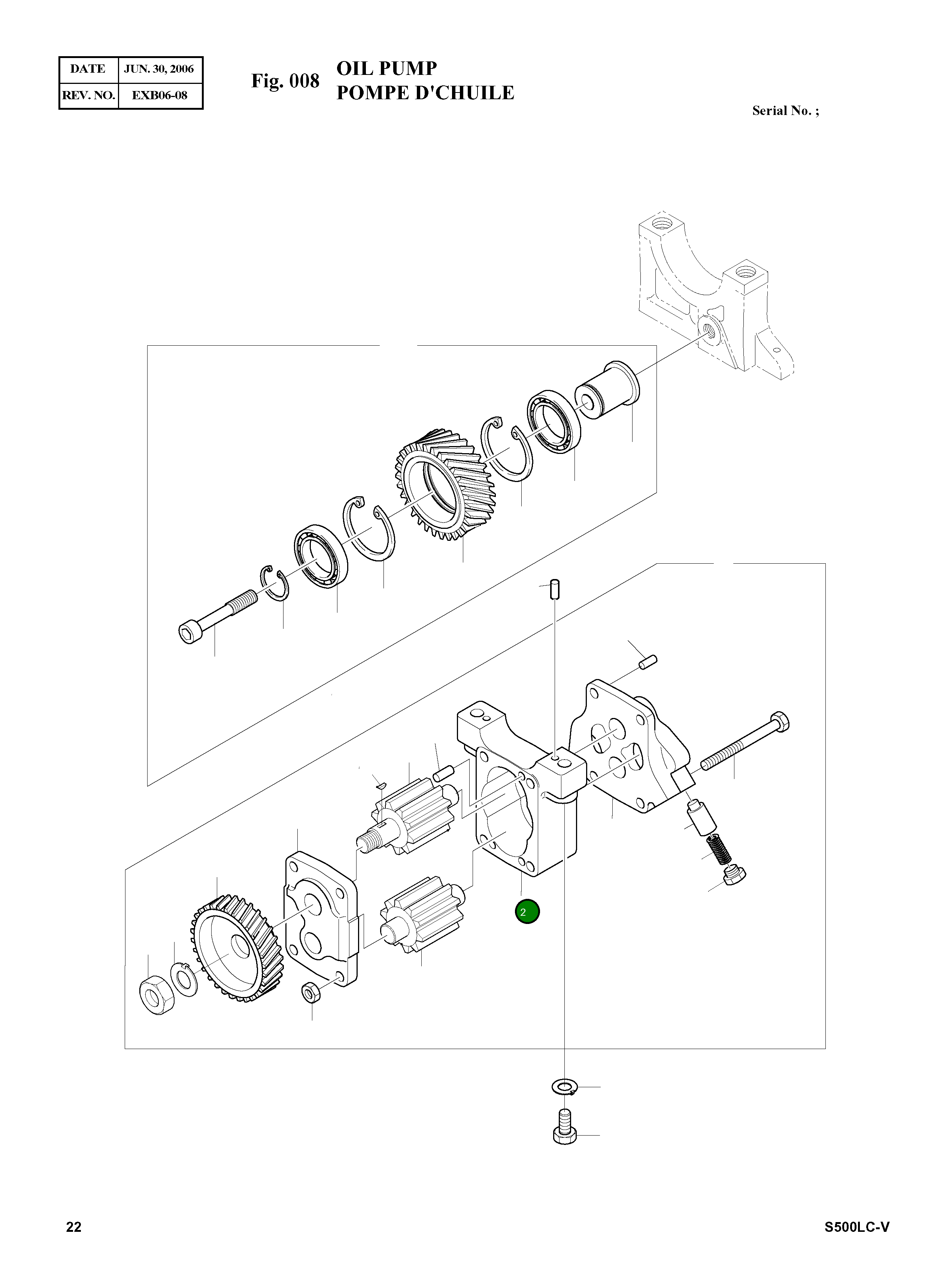 Корпус 65.05102-0021 Komatsu