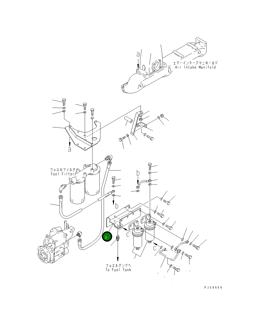 Кронштейн 6711-21-7460 Komatsu