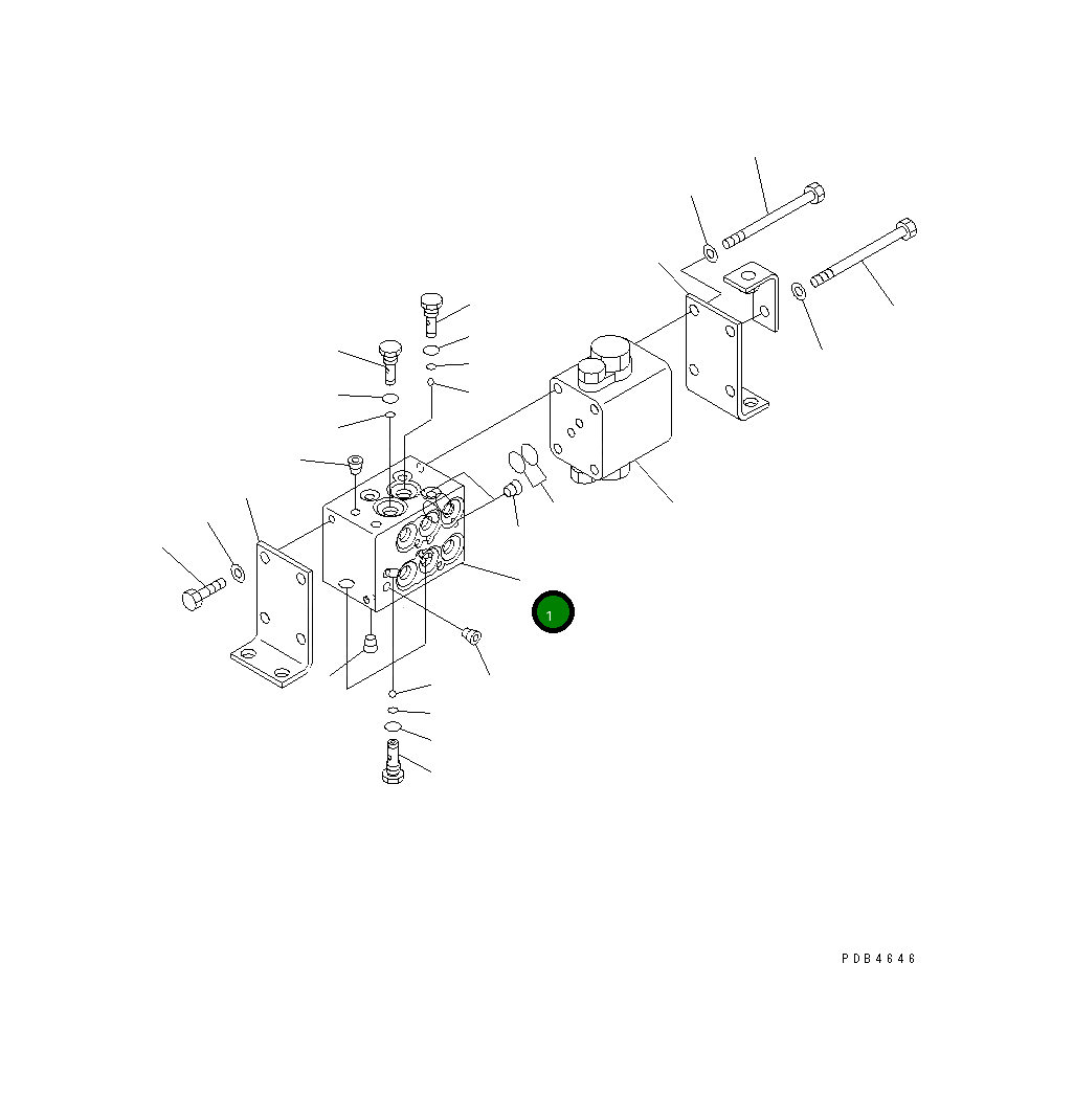 Корпус, в сборе 21Y-60-00060 Komatsu