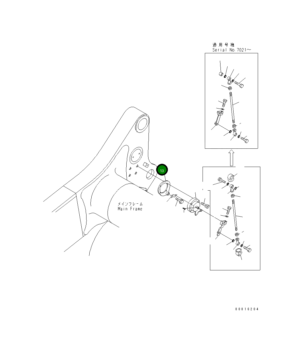 Кронштейн 569-43-82320 Komatsu