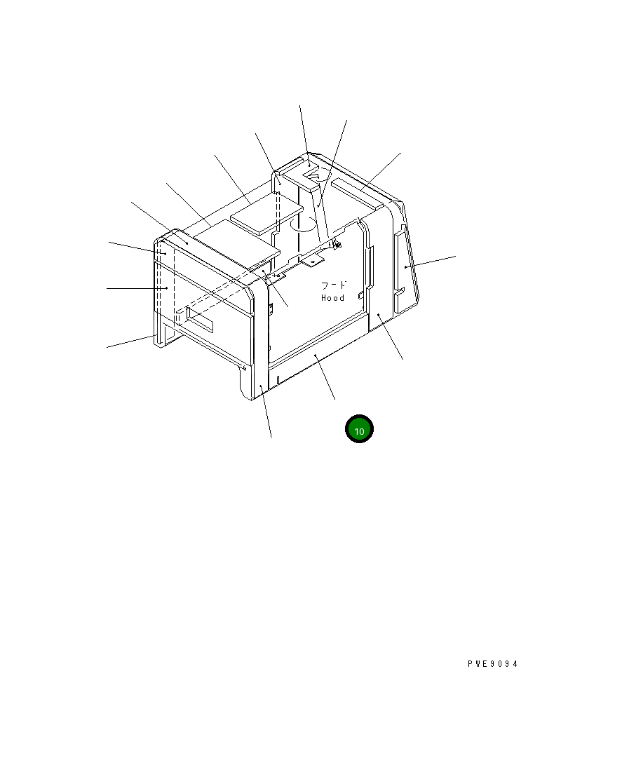 Лист 415-54-22510 Komatsu