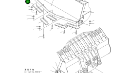 Кромка 42C-V63-1360 Komatsu