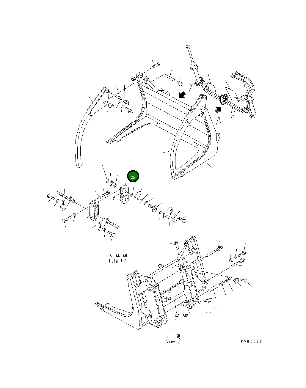 Корпус 141-921-3130 Komatsu
