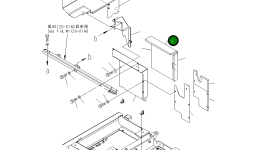Лист 20Y-54-63220 Komatsu
