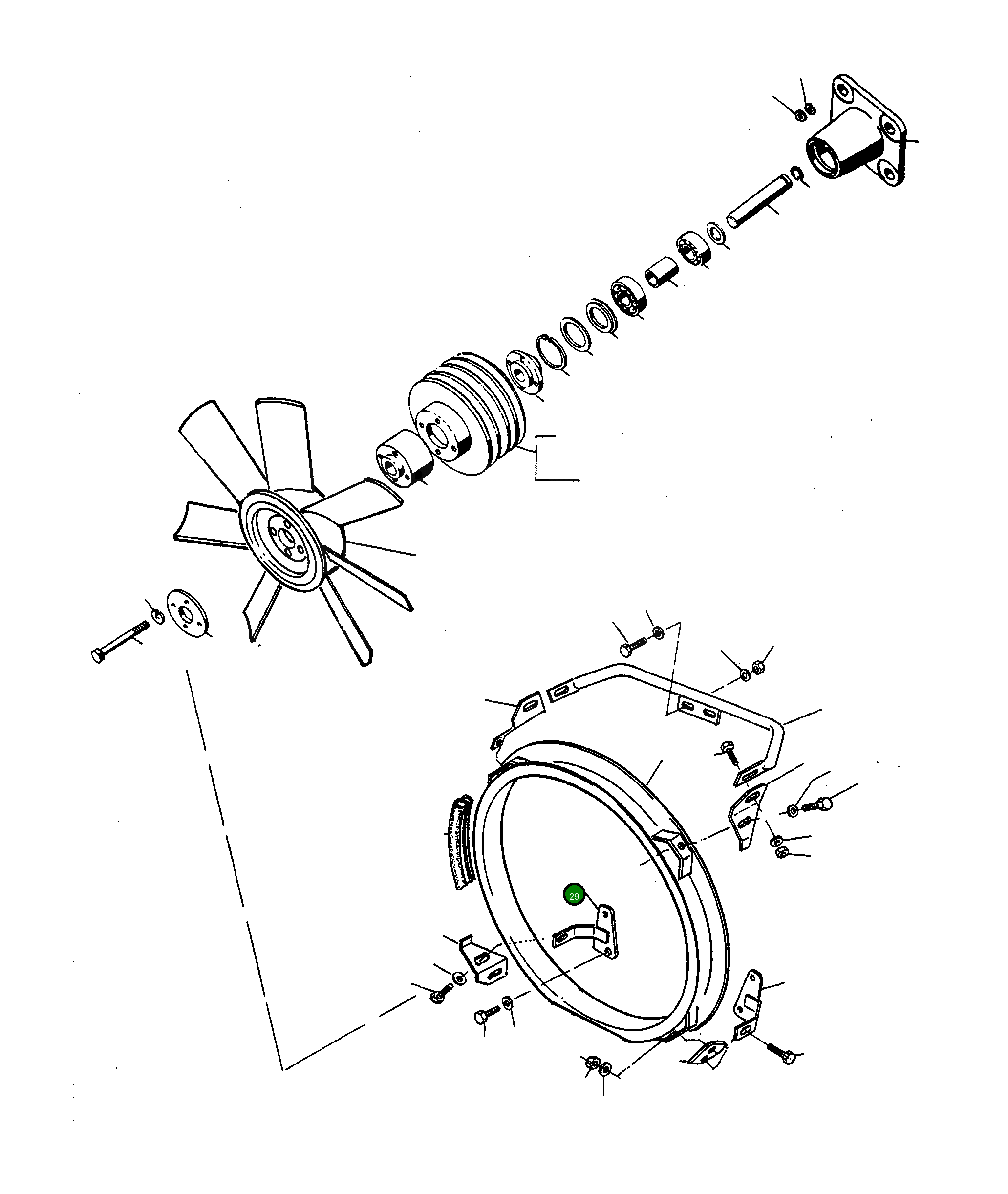 Кронштейн 4004732M91 Komatsu