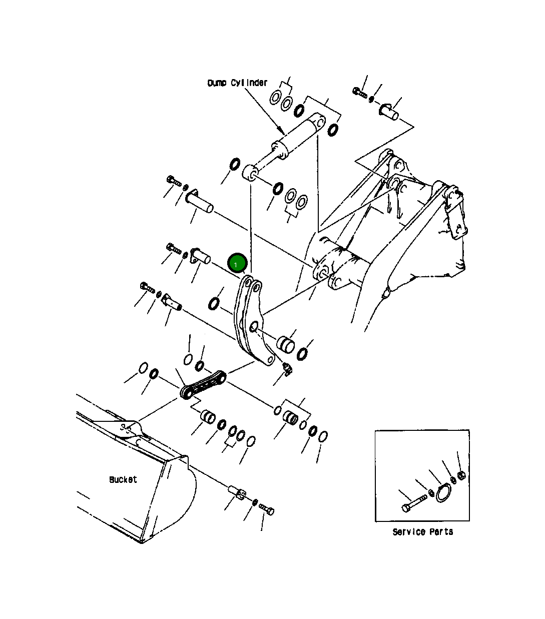 Коромысло 424-S95-2450 Komatsu