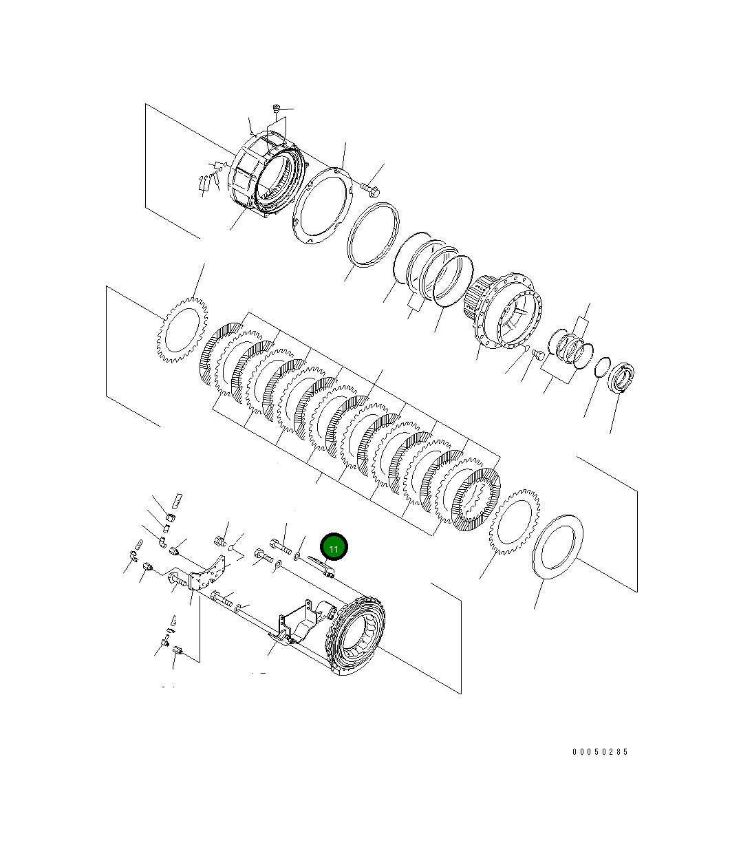 Кронштейн 56D-33-21970 Komatsu