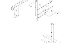 Опора 195-01911B Komatsu