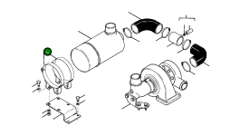 Лента очистителя воздуха 37 639 A Komatsu