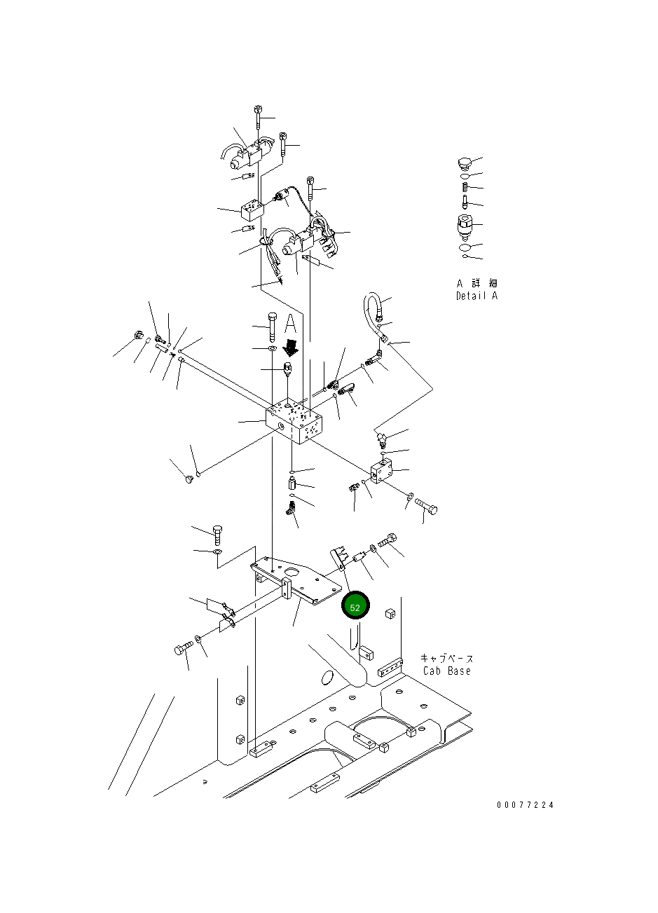 Кронштейн 21T-64-35340 Komatsu