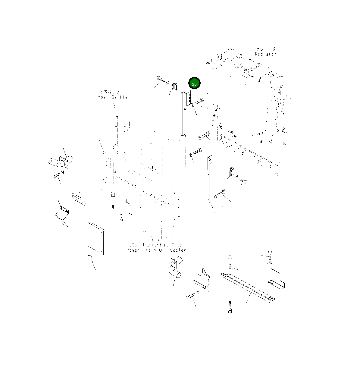 Кронштейн 423-54-68281 Komatsu