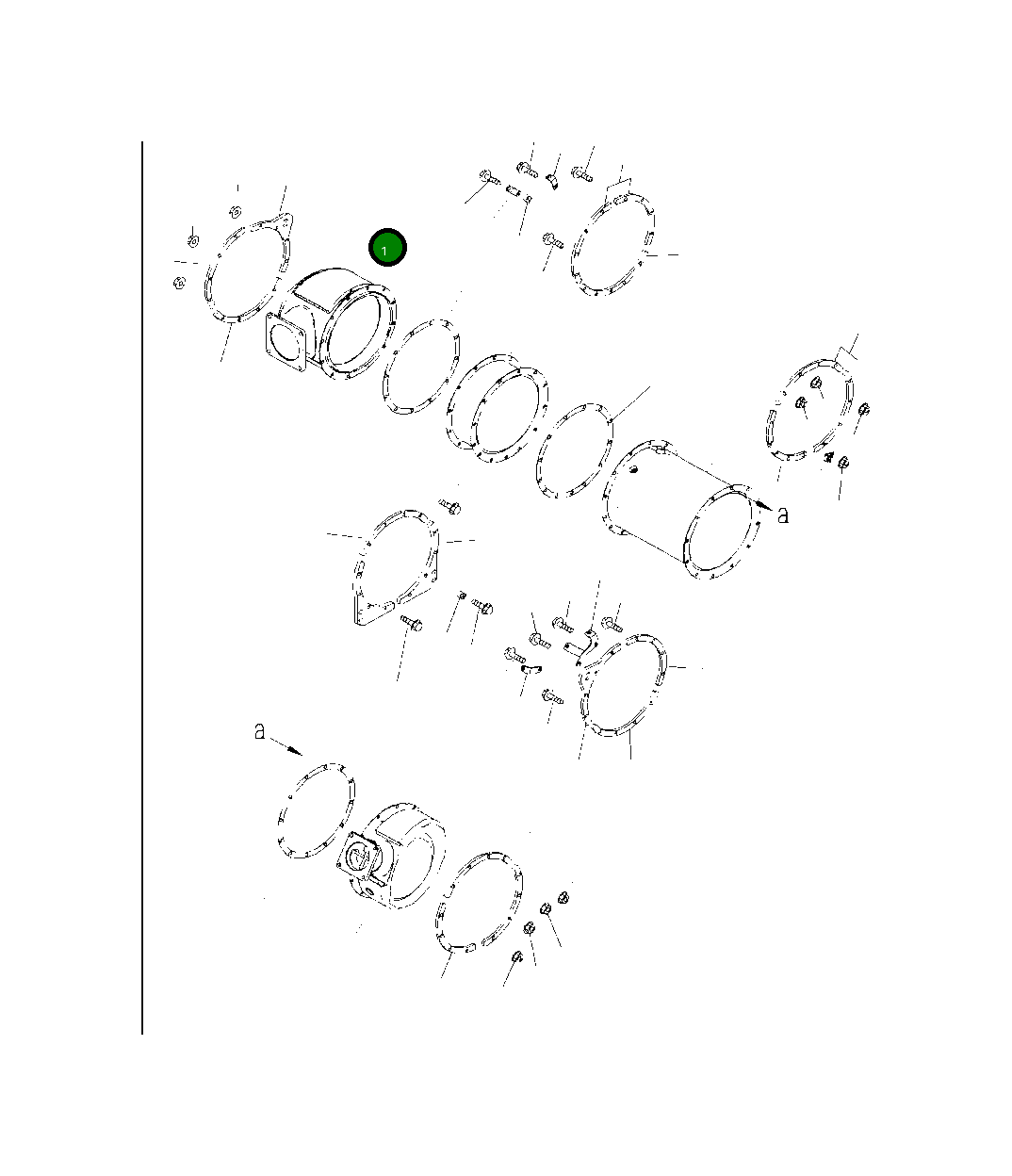 Корпус 6546-11-1050 Komatsu