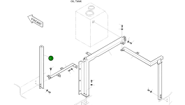 Опора 2197-2607A Komatsu