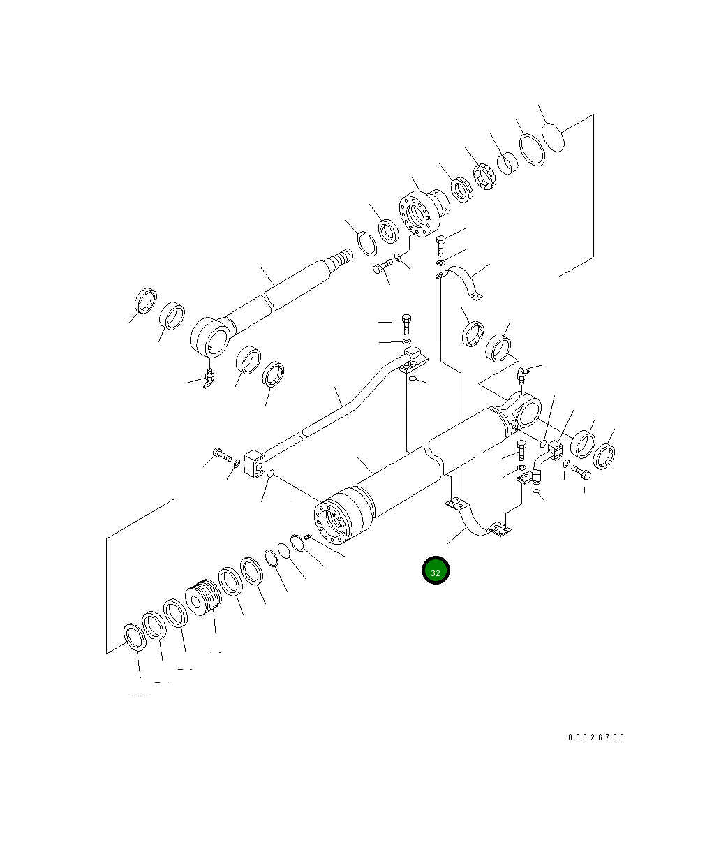 Кронштейн 707-88-25120 Komatsu
