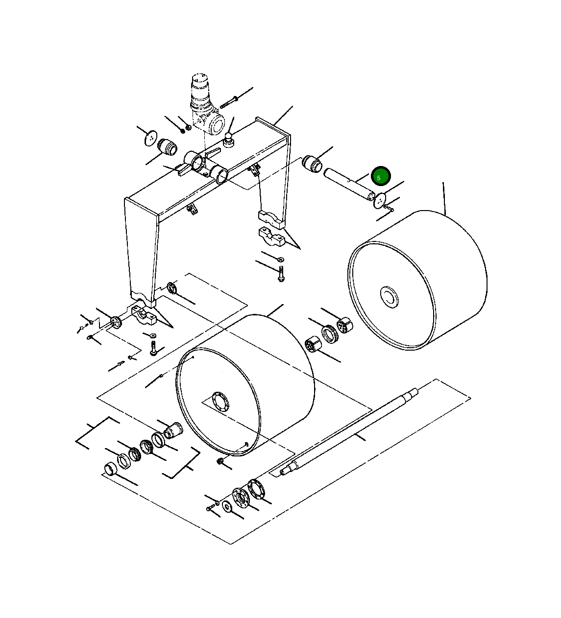 Палец 1232 175 H1 Komatsu