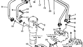 Трубка 208-62-13260 Komatsu