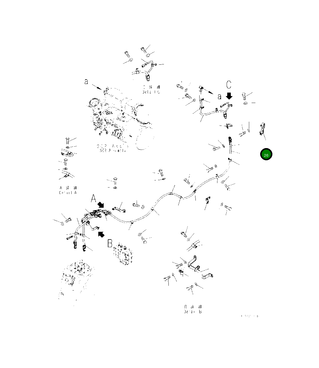 Кронштейн 419-02-61360 Komatsu