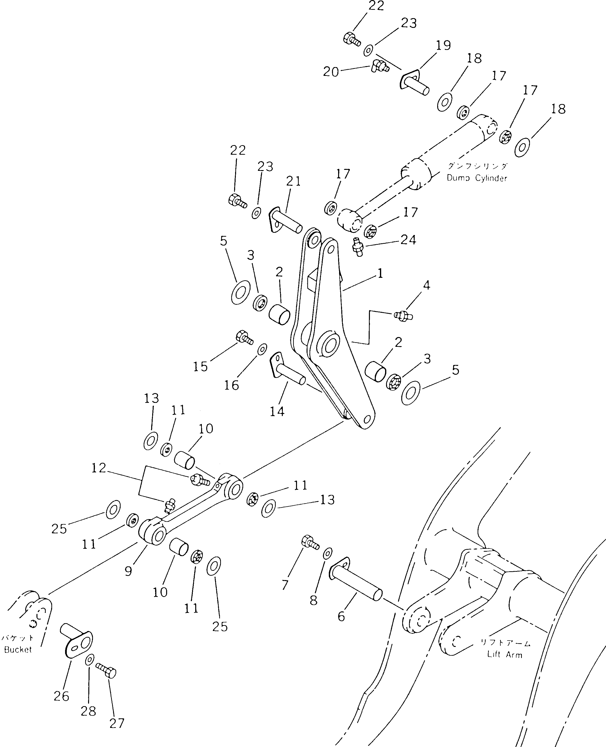 Коромысло в сборе 417-70-00120 Komatsu