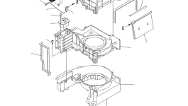 Кронштейн ND017661-3560 Komatsu