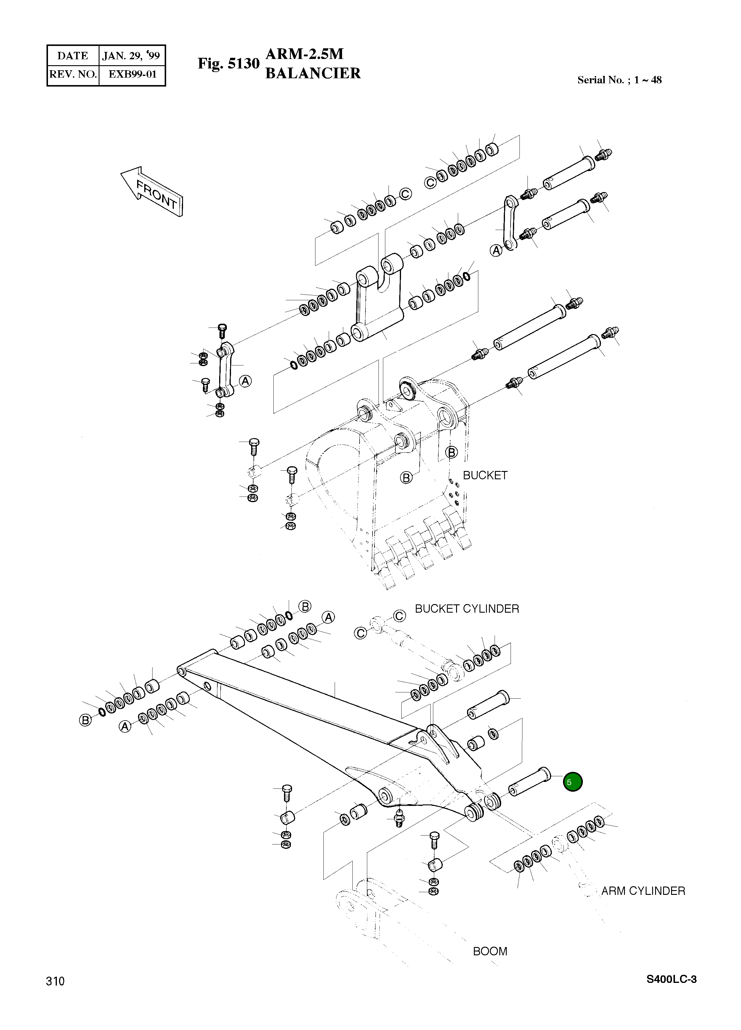 Палец 2123-4194 Komatsu