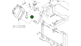 Кронштейн 22J-43-15350 Komatsu