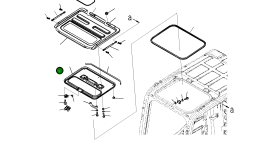 Крыша 2A55312411 Komatsu