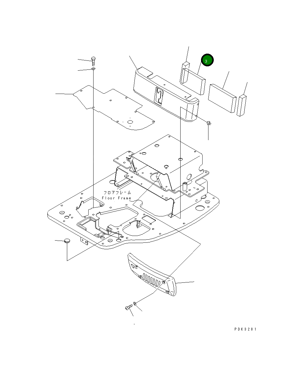 Лист 21W-54-33230 Komatsu