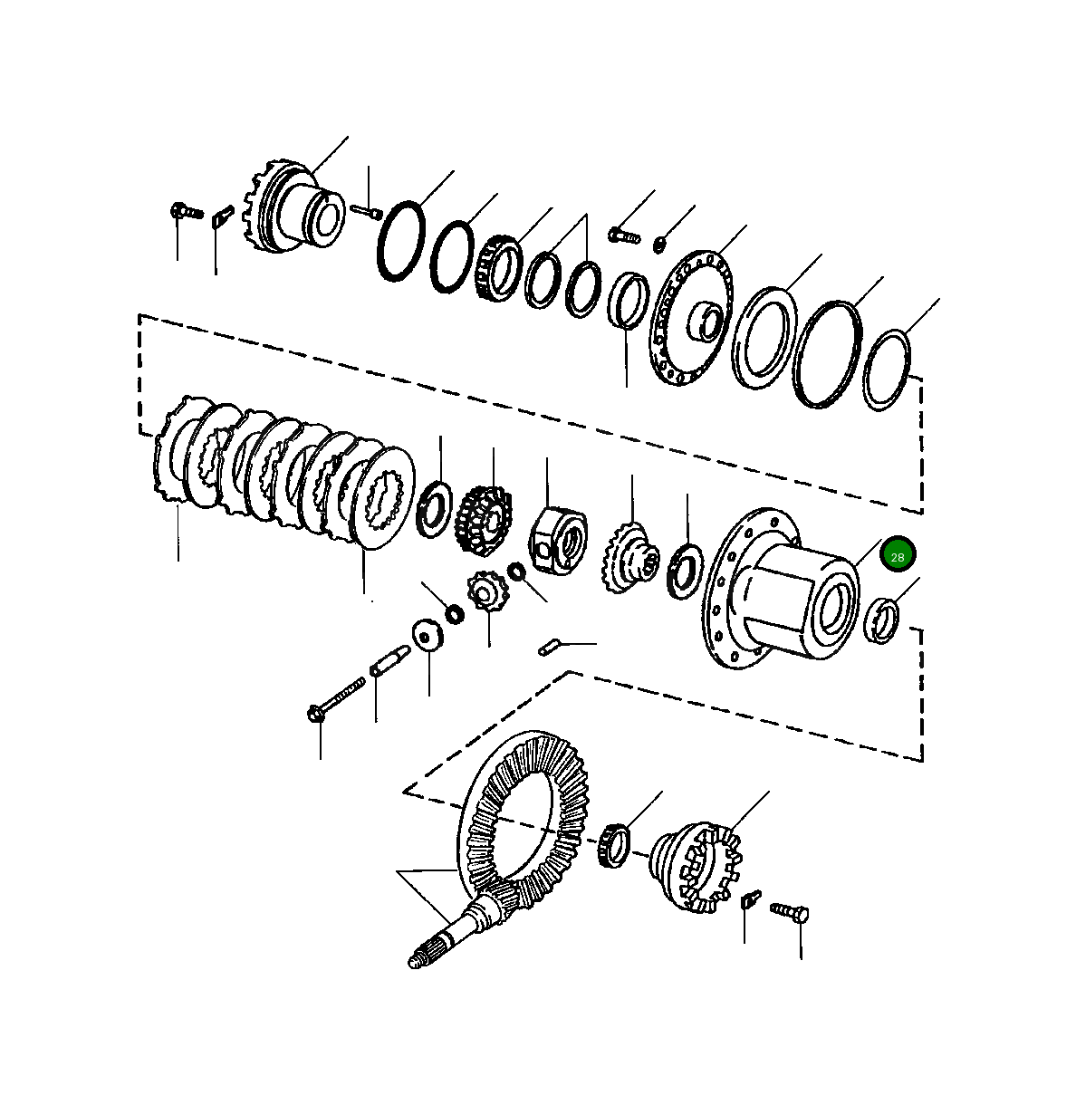 Корпус 1439 336 H1 Komatsu