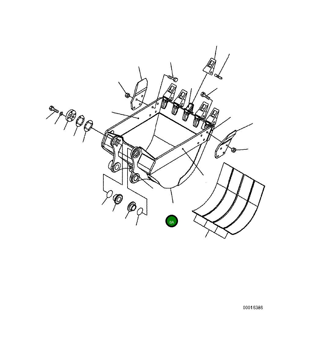 Крюк 205-70-74420 Komatsu