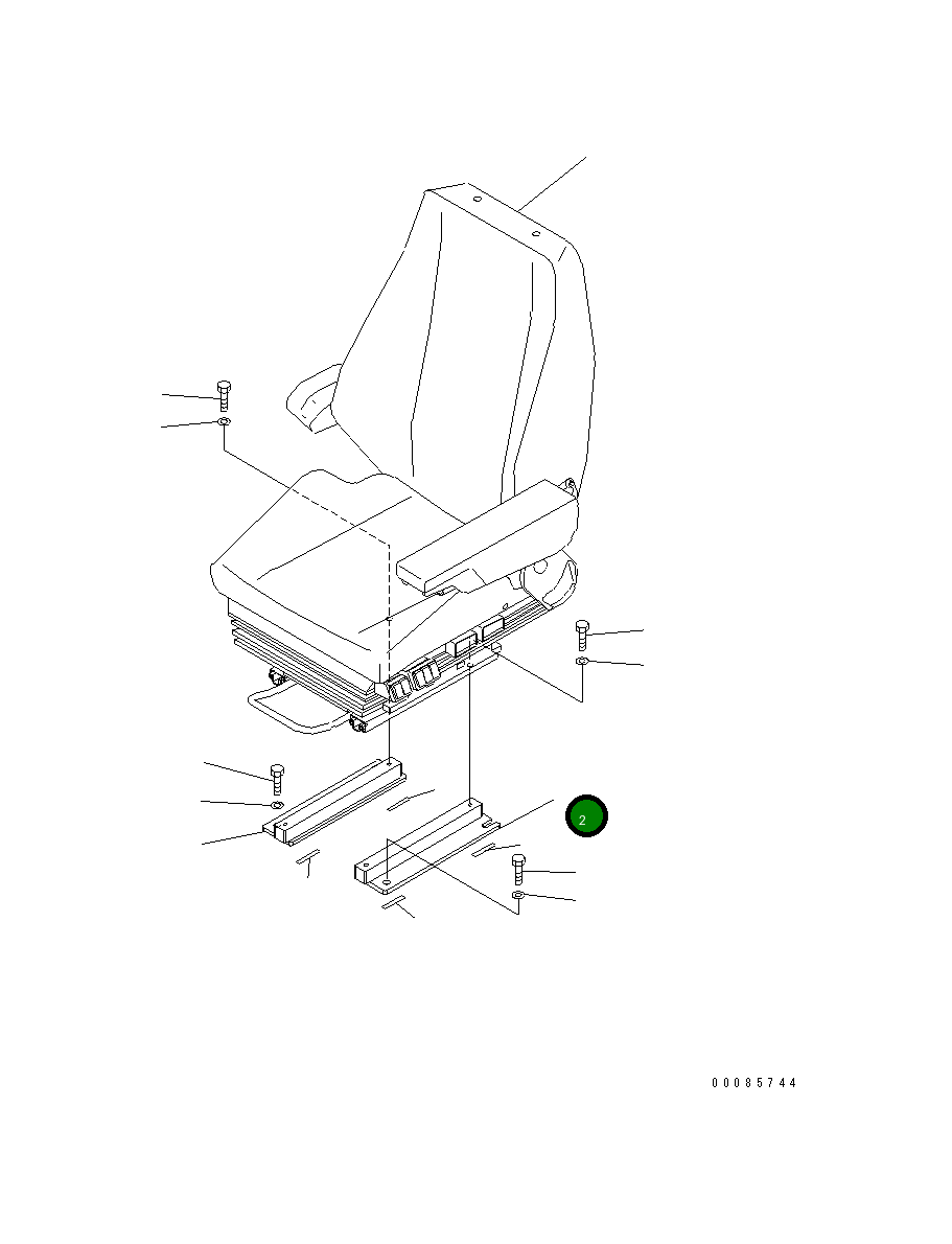 Опора 418-57-31210 Komatsu