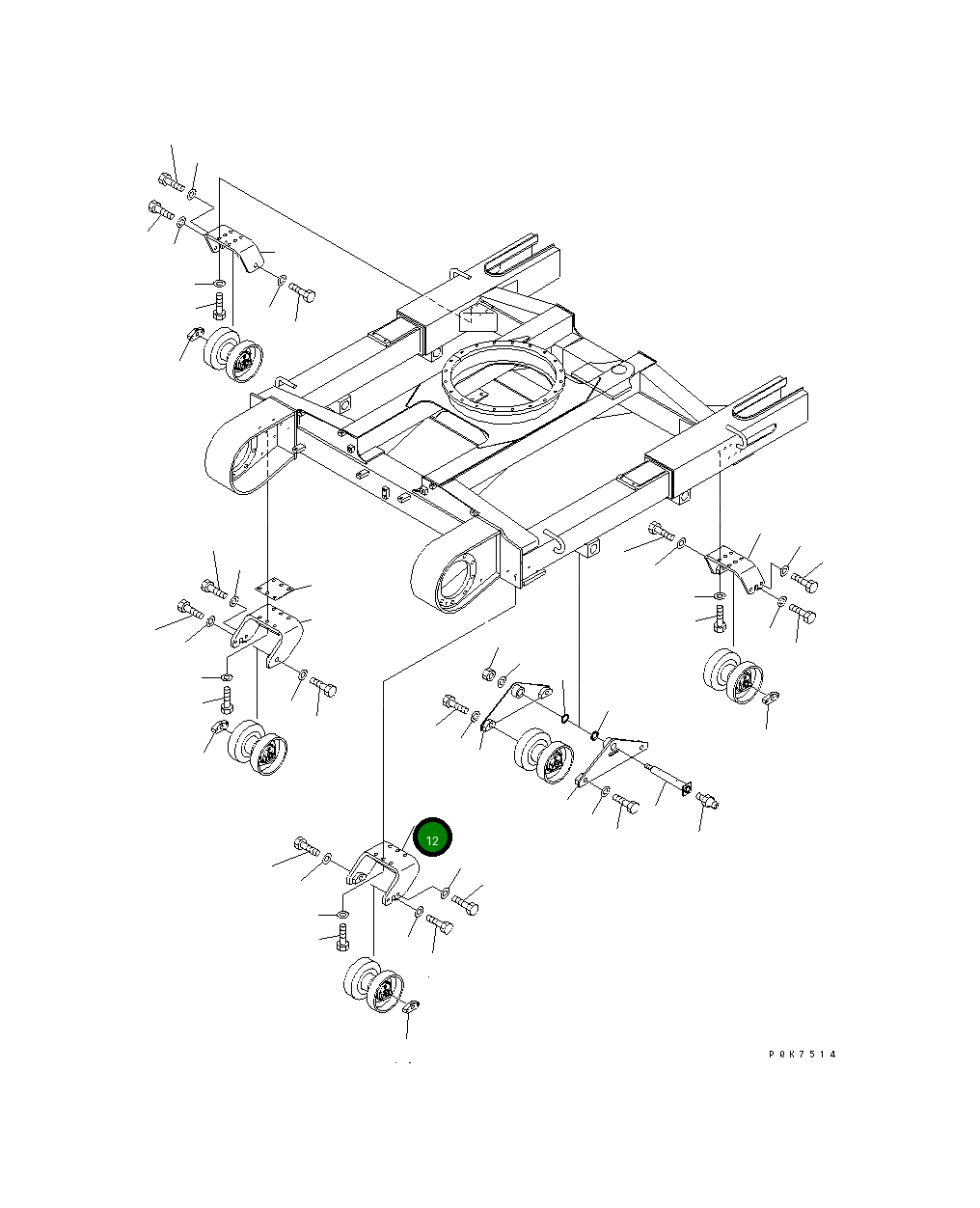 Кронштейн 10S-30-21430 Komatsu