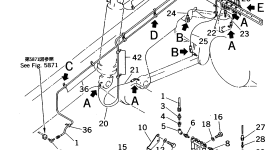 Кронштейн 561-95-63230 Komatsu