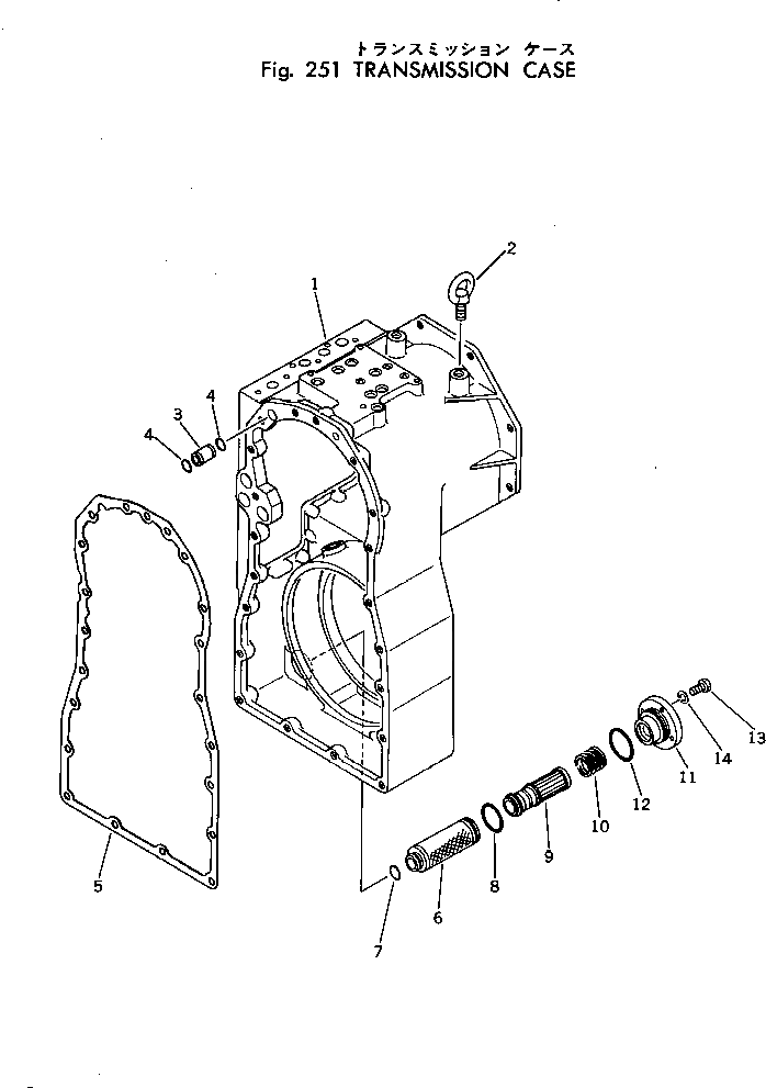 Корпус 238-15-21110 Komatsu